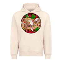 Sandshell Nubian Goat Christmas Urban Hoodie - LillyAllenDesigns