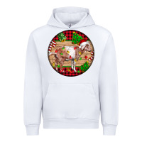 White Nubian Goat Christmas Urban Hoodie - LillyAllenDesigns
