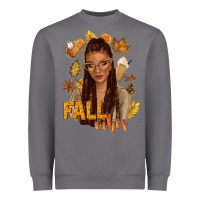 Storm Fall vibes afro woman Heavyweight Sweatshirt - NancyCooperArtShop