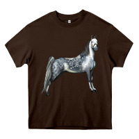 Chocolate Brown Tennessee Walking Horse Heavy Core Tee - LillyAllenDesigns