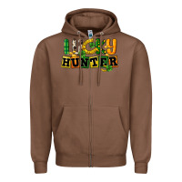 Chestnut Lucky hunter St. Patrick's Day Zipper Hoodie - CowGirlArtShop
