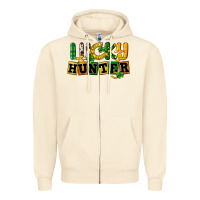 Sandshell Lucky hunter St. Patrick's Day Zipper Hoodie - CowGirlArtShop