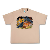 Burro Fall Background With Crow Urban Heavy Tee - LillyAllenDesigns