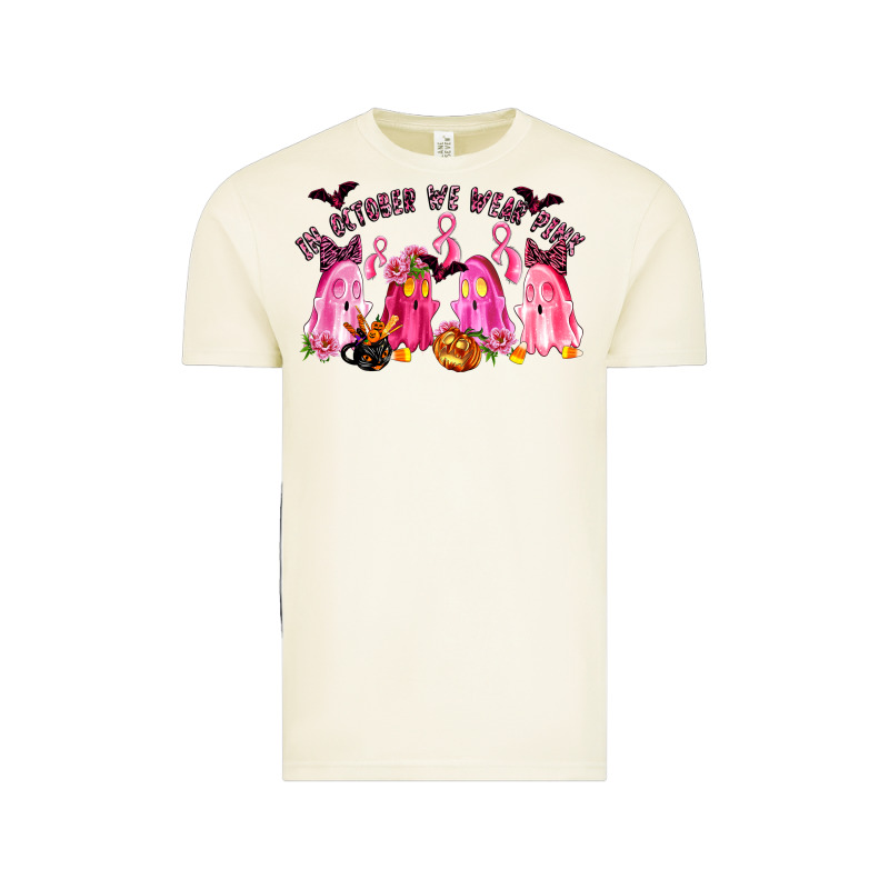 In October We Wear Pink Vintage Tee by LillyAllenDesigns | Teevron