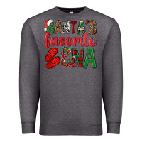 Charcoal Heather Santa's Favorite Cna Premium Sweatshirt - BundleAndBundleShop
