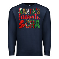 Navy Santa's Favorite Cna Premium Sweatshirt - BundleAndBundleShop