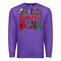 Purple Santa's Favorite Cna Premium Sweatshirt - BundleAndBundleShop