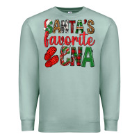 Seafoam Santa's Favorite Cna Premium Sweatshirt - BundleAndBundleShop
