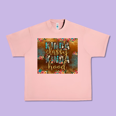 Kinda Classy Kinda Hood Urban Heavy Tee Designed By Jahusdesignshop