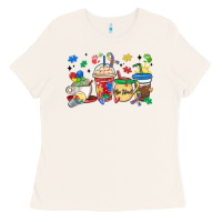 Bone autism awareness day coffee cups Ladies Tee - MaliasSmallBusiness