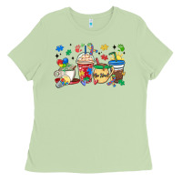 Matcha autism awareness day coffee cups Ladies Tee - MaliasSmallBusiness