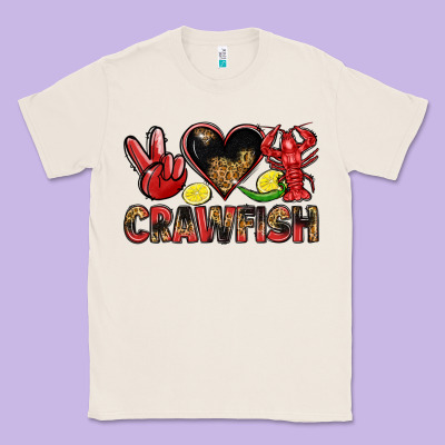 Crawfish Classic Tee Designed By Lillyallendesigns