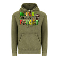 Vintage Olive never let them forget juneteenth Vintage Hoodie - LillyAllenDesigns