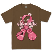Cacao survivor breast cancer with boxing gloves Premium Tee - MaliasSmallBusiness