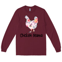 Burgundy Chicken Mama Long Sleeve Tee - Bettercallsaul
