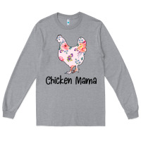 Heather Grey Chicken Mama Long Sleeve Tee - Bettercallsaul