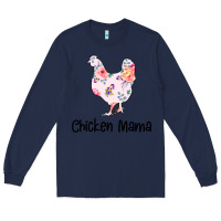 Navy Chicken Mama Long Sleeve Tee - Bettercallsaul