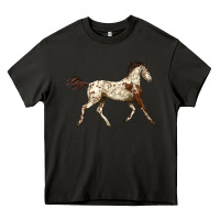 Asphalt Appaloosa Horse Heavy Core Tee - LillyAllenDesigns