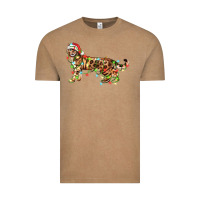 Vintage Coffee christmas bengal cat Vintage Tee - LillyAllenDesigns