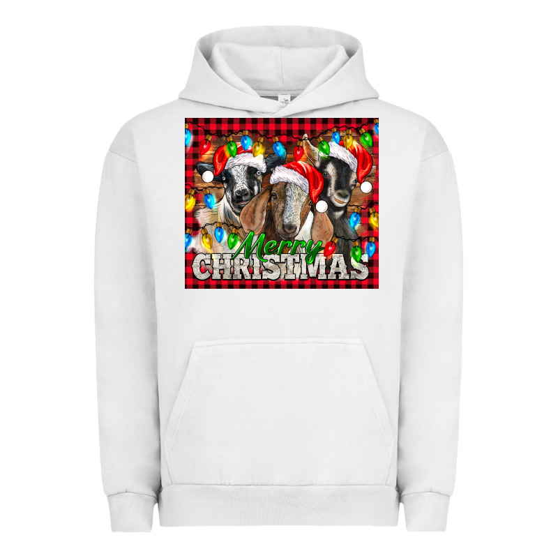 Merry Christmas  With Goats Urban Hoodie by LillyAllenDesigns | Teevron