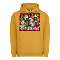 Pigment Peanut Butter Merry Christmas  With Goats Urban Hoodie - LillyAllenDesigns