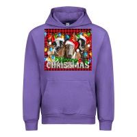 Tulip Merry Christmas  With Goats Urban Hoodie - LillyAllenDesigns