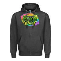 Charcoal Heather pinch proof St. Patrick's  Day Zipper Hoodie - HowdyJamesFarm