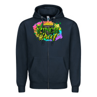 Navy pinch proof St. Patrick's  Day Zipper Hoodie - HowdyJamesFarm