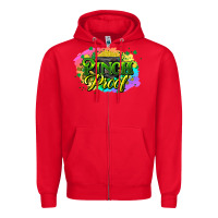 Red pinch proof St. Patrick's  Day Zipper Hoodie - HowdyJamesFarm