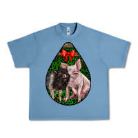 Pebble Blue christmas pig Urban Heavy Tee - LillyAllenDesigns