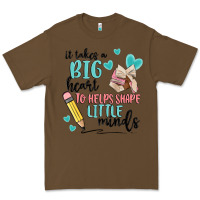 Cacao it takes a big hearts to helps shape little minds Premium Tee - MaliasSmallBusiness