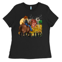 Black livin the rural life Ladies Tee - MaliasSmallBusiness