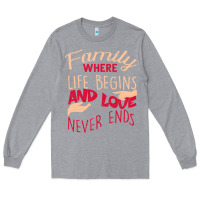 Heather Grey Family Long Sleeve Tee - Bettercallsaul