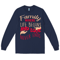 Navy Family Long Sleeve Tee - Bettercallsaul