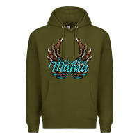 Army Green Southern Mama Premium Hoodie - JahusDesignShop