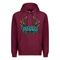 Burgundy Southern Mama Premium Hoodie - JahusDesignShop
