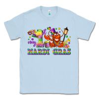 Dusty Blue my first mardi gras Classic Tee - LillyAllenDesigns