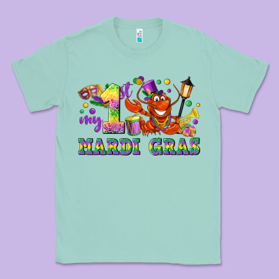 My First Mardi Gras Classic Tee Designed By Lillyallendesigns