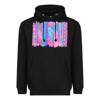 Black Pink Easter Brushstrokes Heavyweight Hoodie - BundleAndBundleShop
