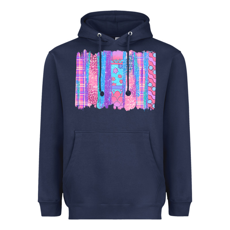 Pink Easter Brushstrokes Heavyweight Hoodie by BundleAndBundleShop | Teevron