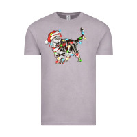 Vintage Zinc christmas american shorthair cat Vintage Tee - LillyAllenDesigns