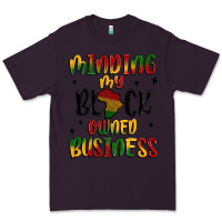 Plum minding my black owned business Premium Tee - MaliasSmallBusiness