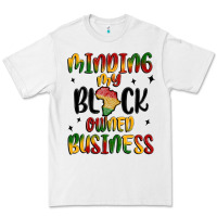 White minding my black owned business Premium Tee - MaliasSmallBusiness