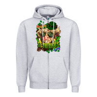 Heather Grey St. Patrick's Day Cow Zipper Hoodie - HowdyJamesFarm
