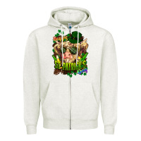 Oatmeal Heather St. Patrick's Day Cow Zipper Hoodie - HowdyJamesFarm