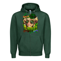 Sports Green St. Patrick's Day Cow Zipper Hoodie - HowdyJamesFarm