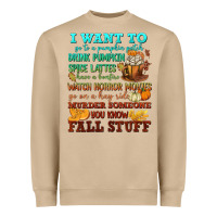 Mushroom I want to Fall stuff Heavyweight Sweatshirt - NancyCooperArtShop