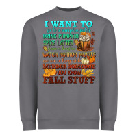 Storm I want to Fall stuff Heavyweight Sweatshirt - NancyCooperArtShop