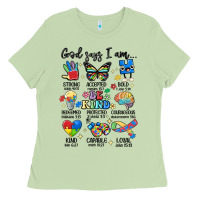 Matcha god says  am autism Ladies Tee - MaliasSmallBusiness
