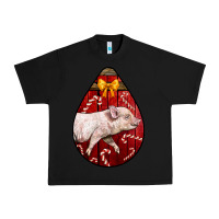 Black christmas pig Urban Heavy Tee - LillyAllenDesigns